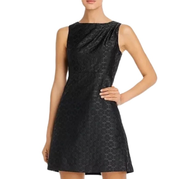 kate spade Dresses & Skirts - Kate Spade New York Floral Spade Jacquard Sleeveless Midi Dress Black